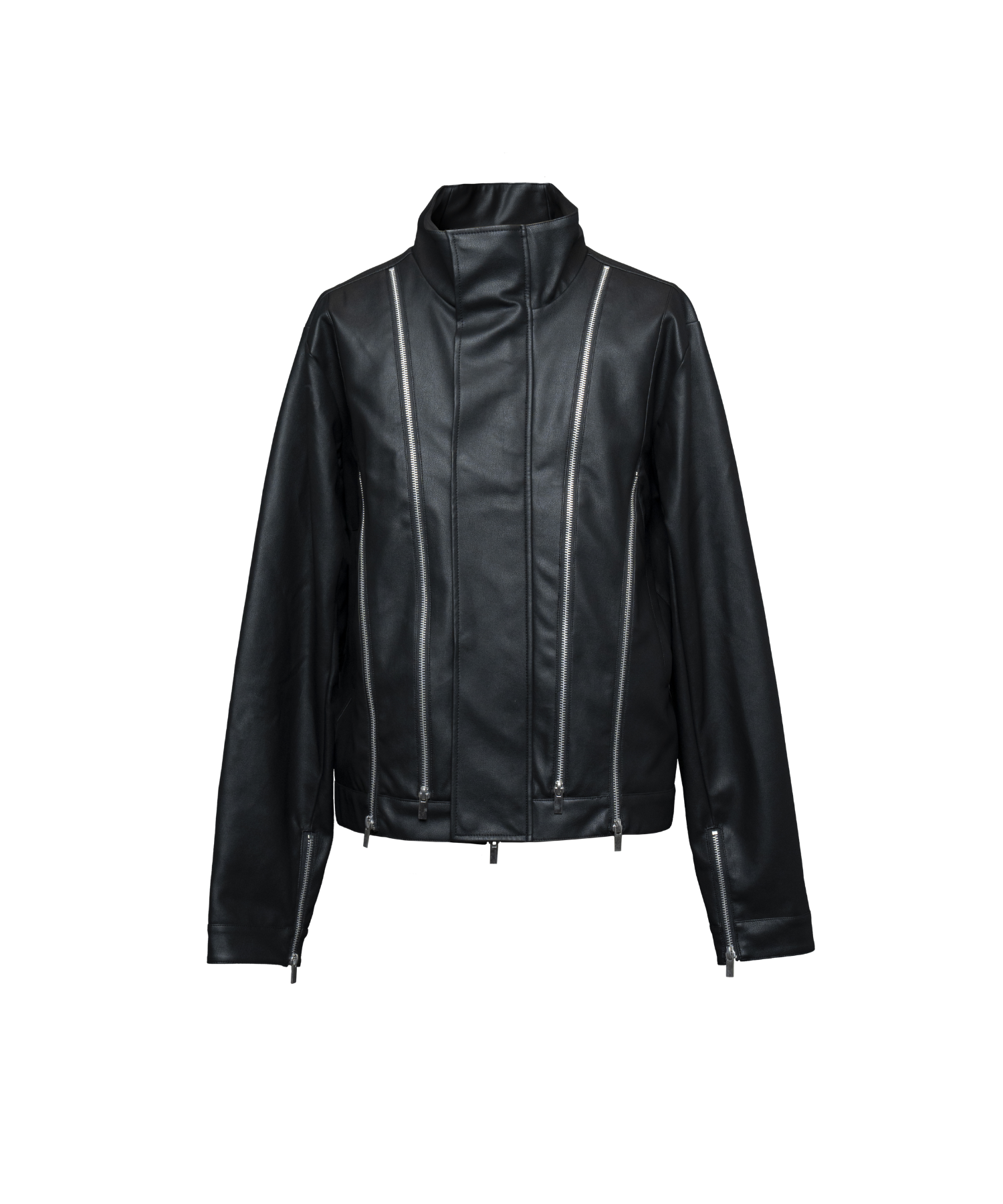 Leather Zipped Jacket