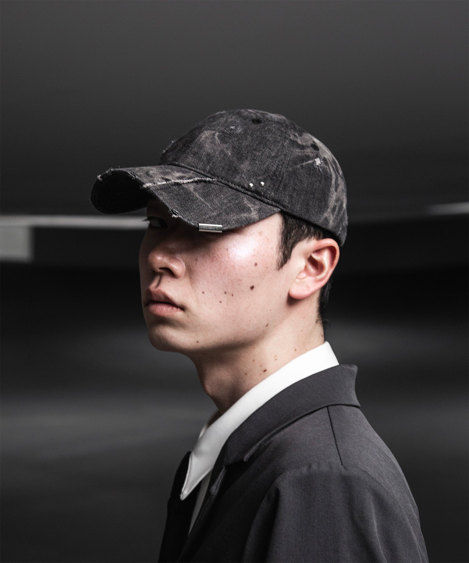 Silver Accent Denim Cap