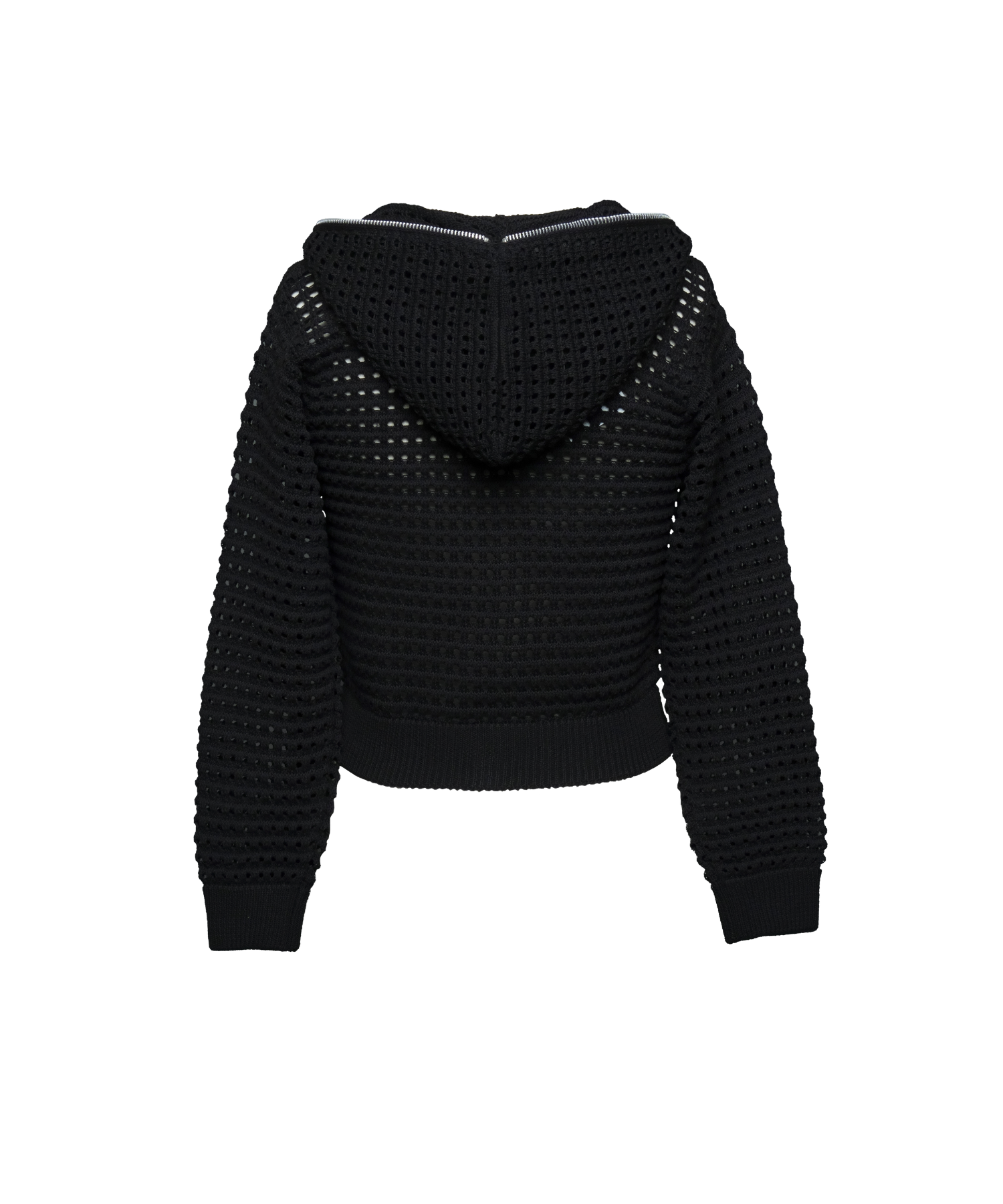 Mesh Knit Hoodie 2