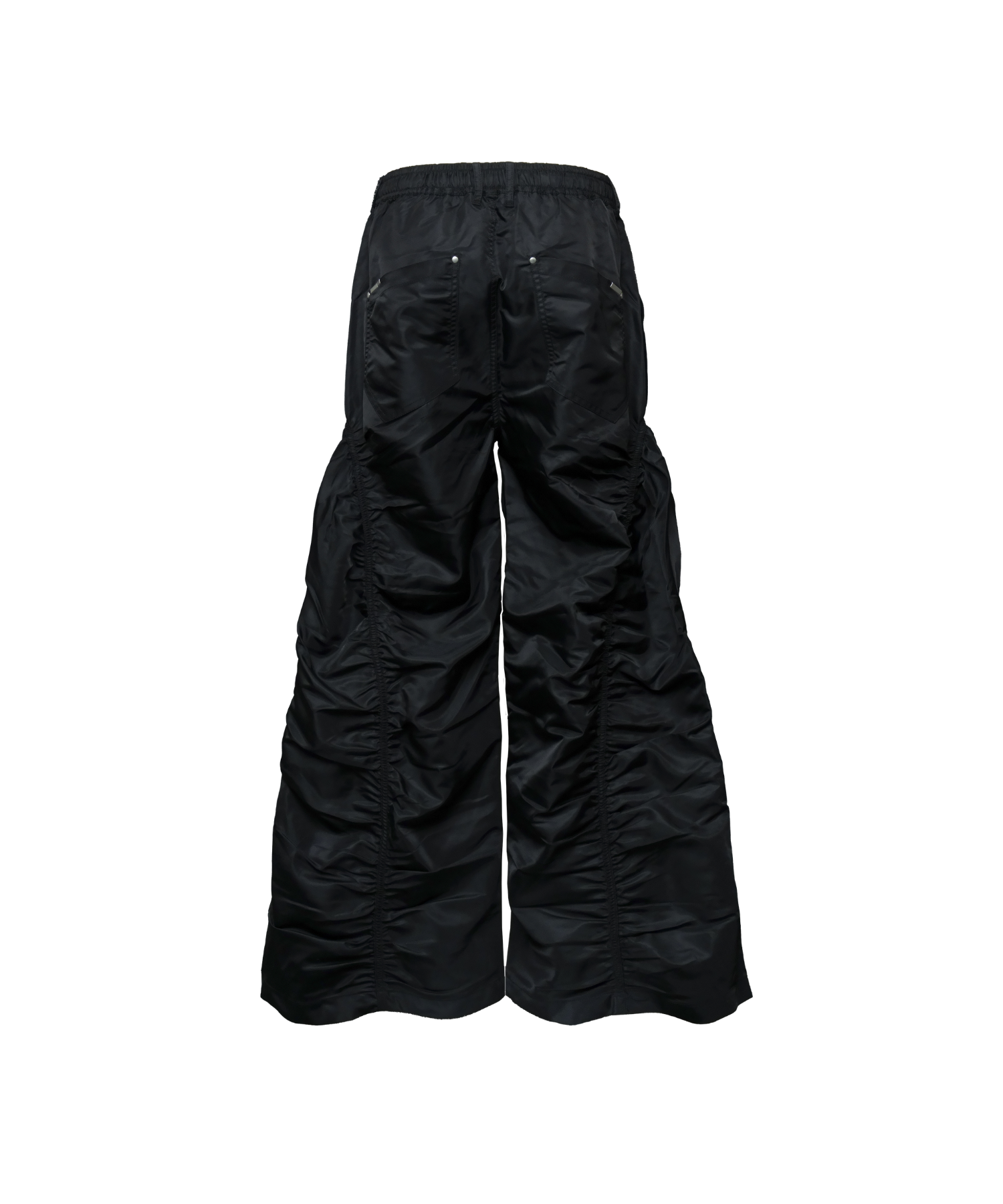 Gathered Nylon Pants 2