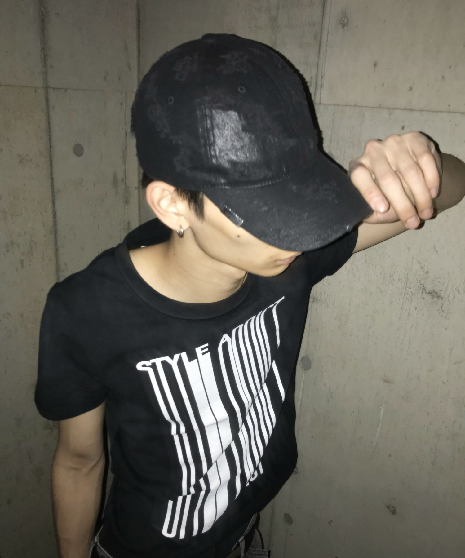 Coated Denim Cap 2