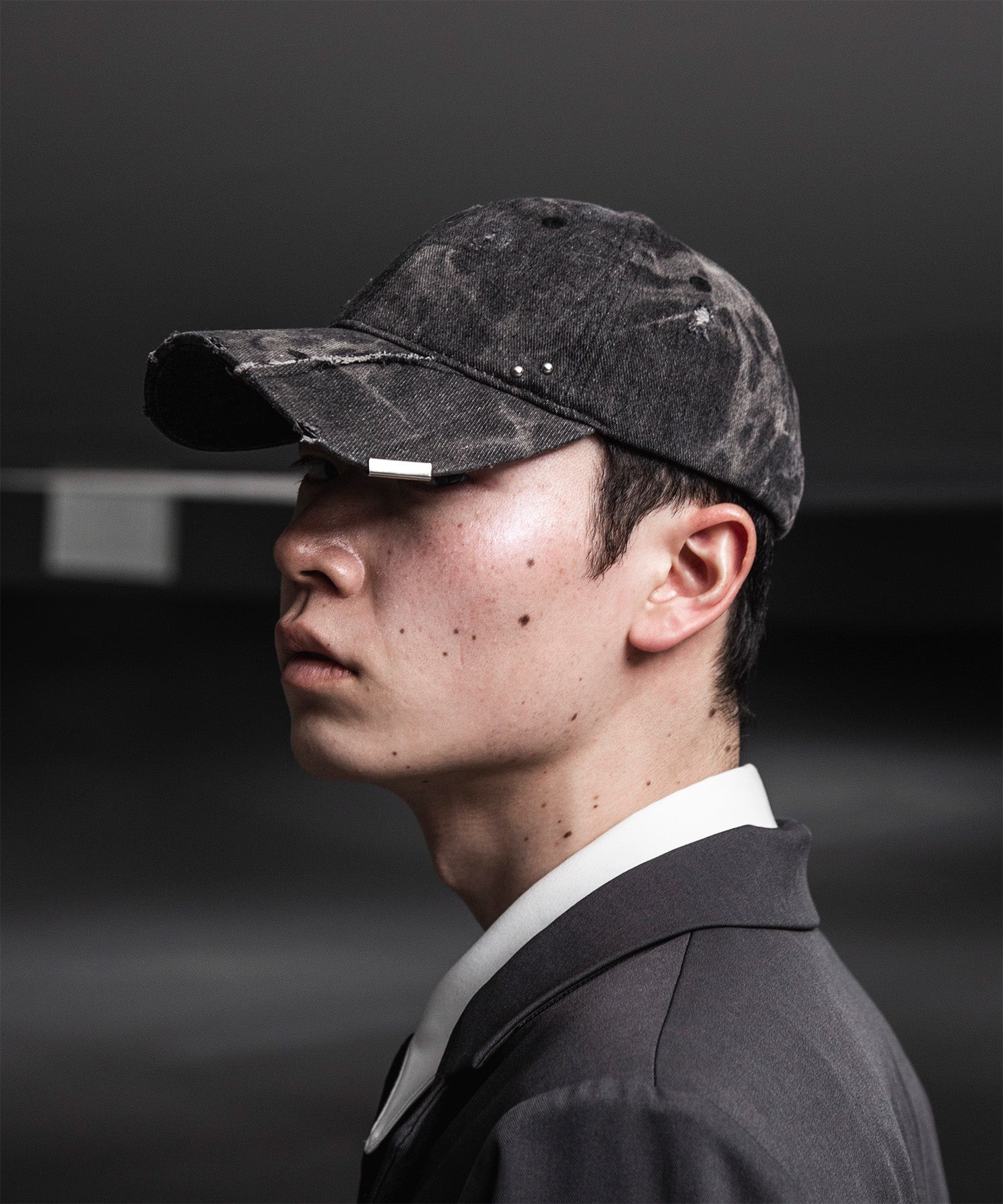Silver Accent Denim Cap 2
