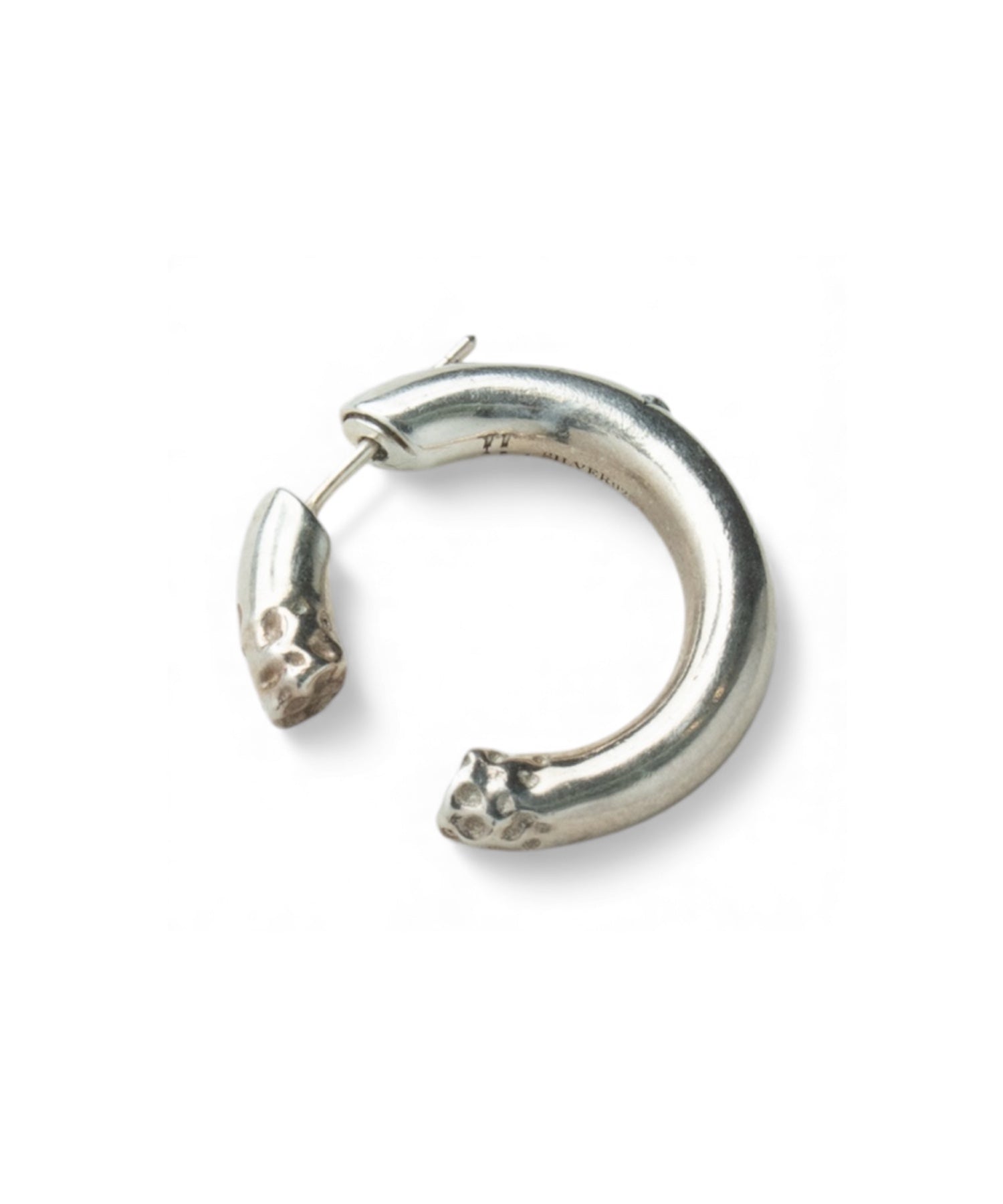 Reverse Hoop Earrings – Silver 925 2