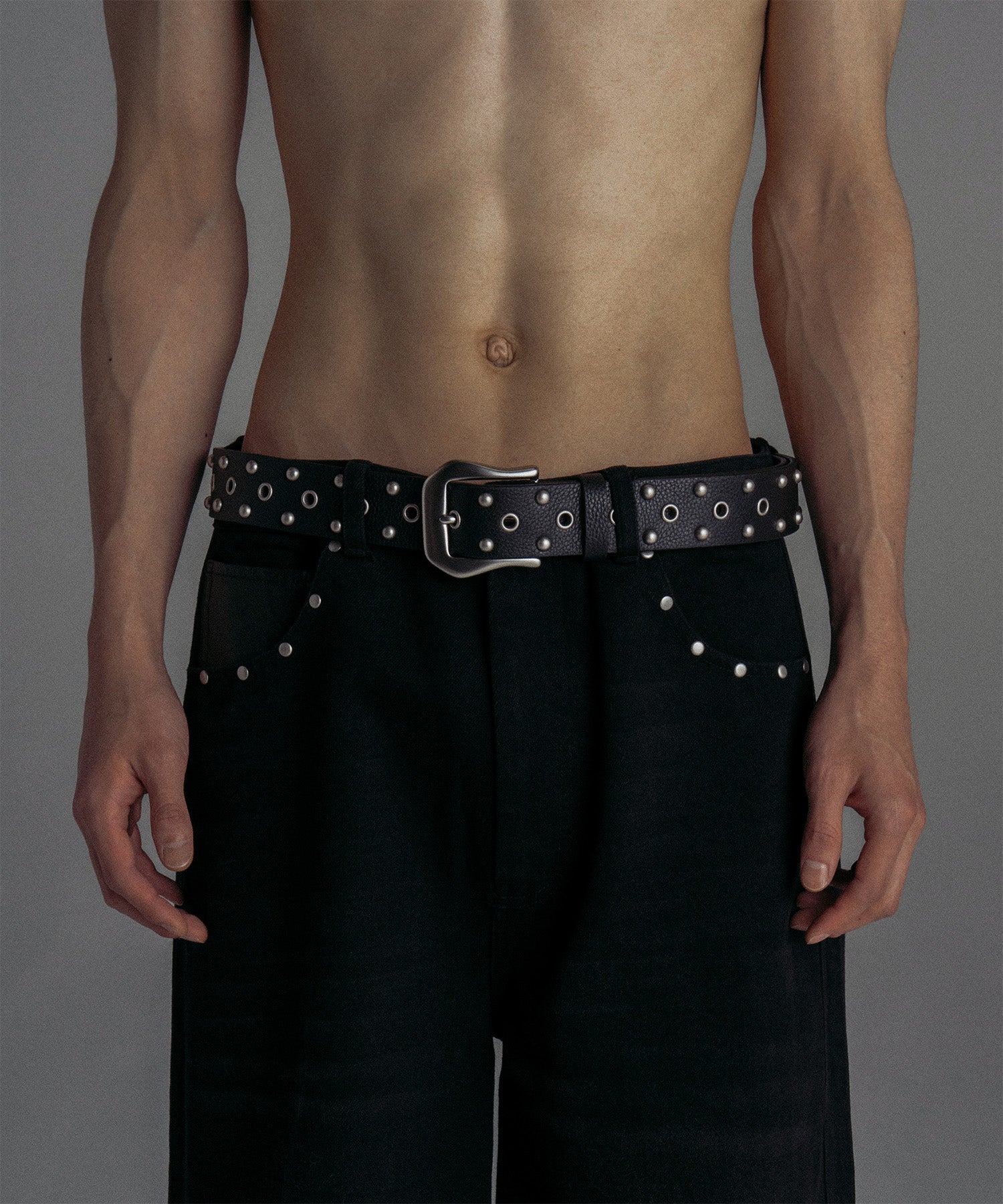 Leather Studded Belt 2