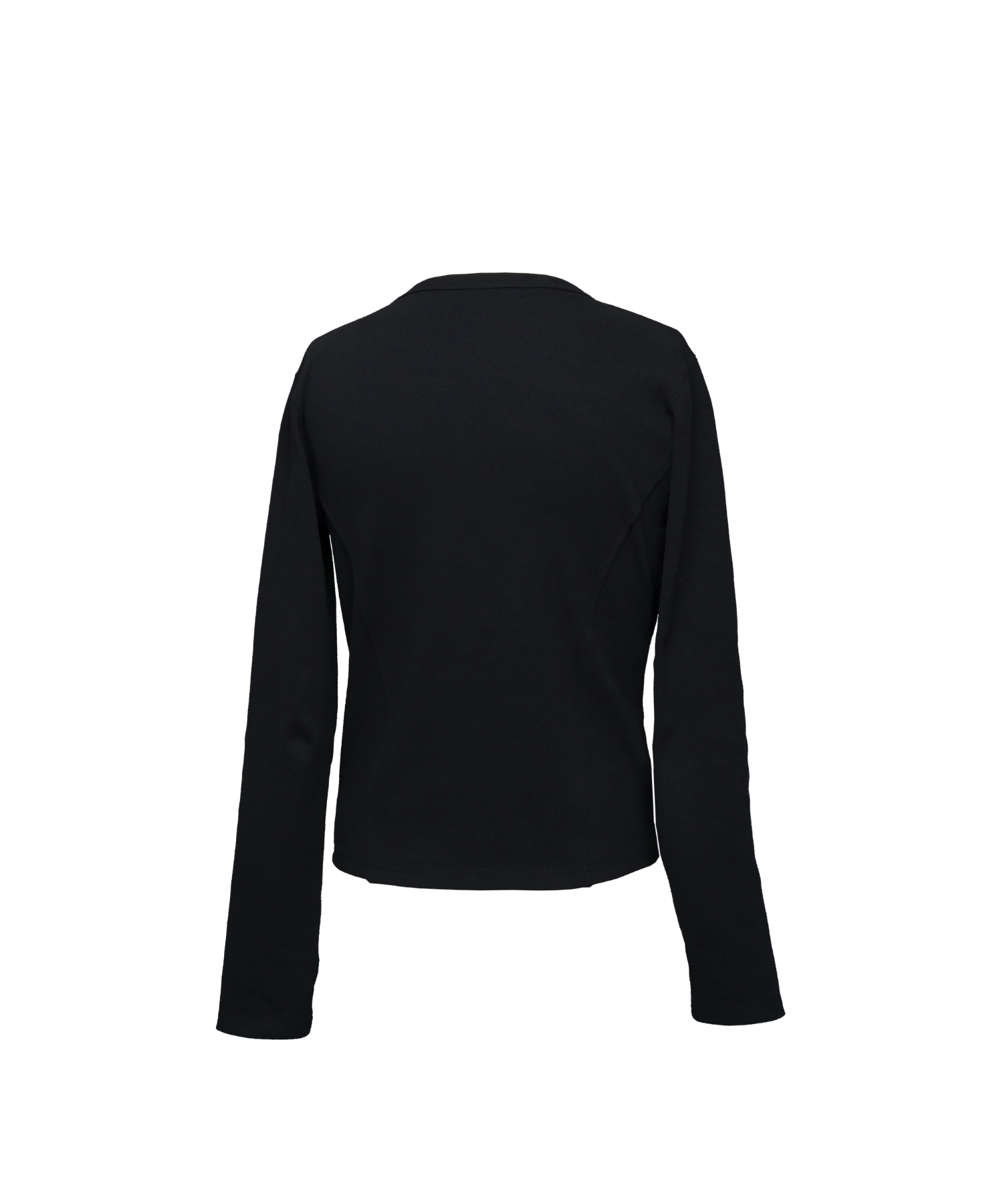 Zip Rib Long Sleeve Tee 2