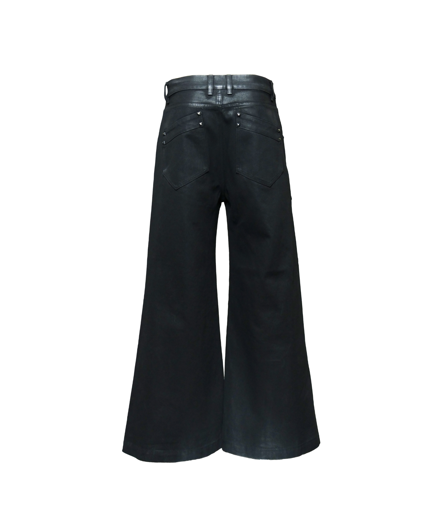 Resin Coated Zip Line Denim 2