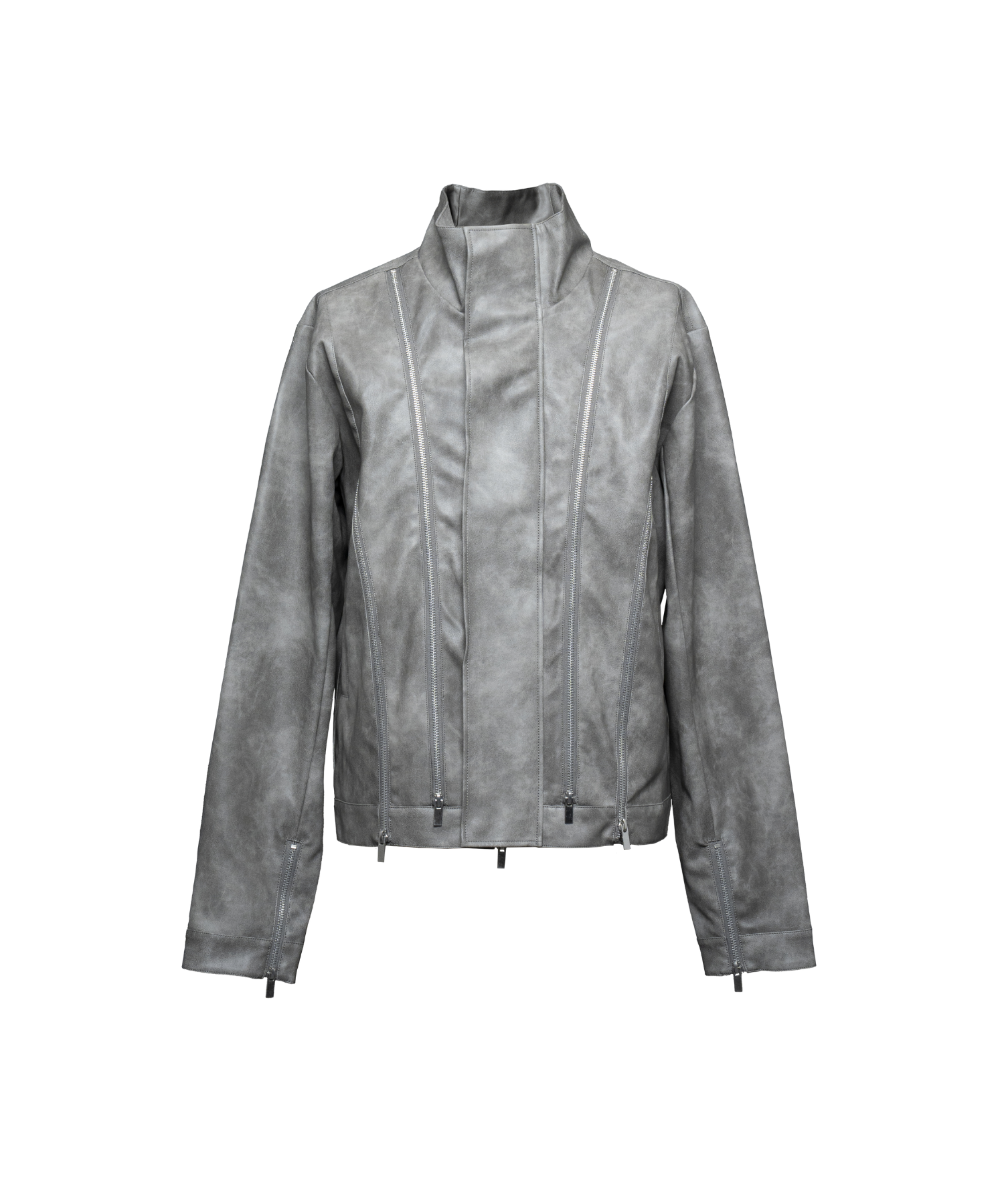 Leather Zipped Jacket 2