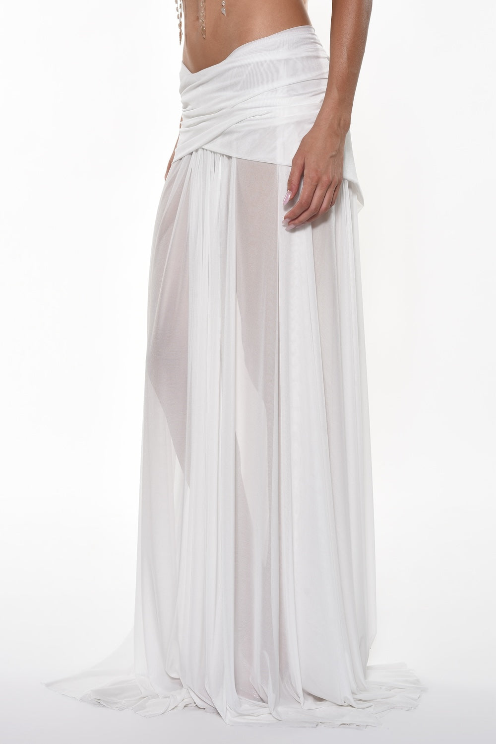 Long Sheer Skirt 2