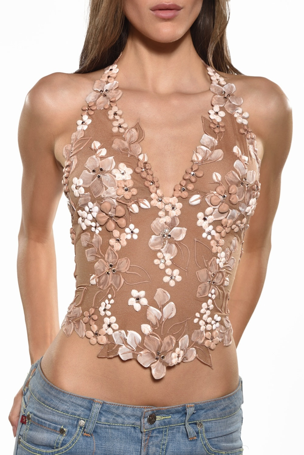 English Garden Halter Top 2
