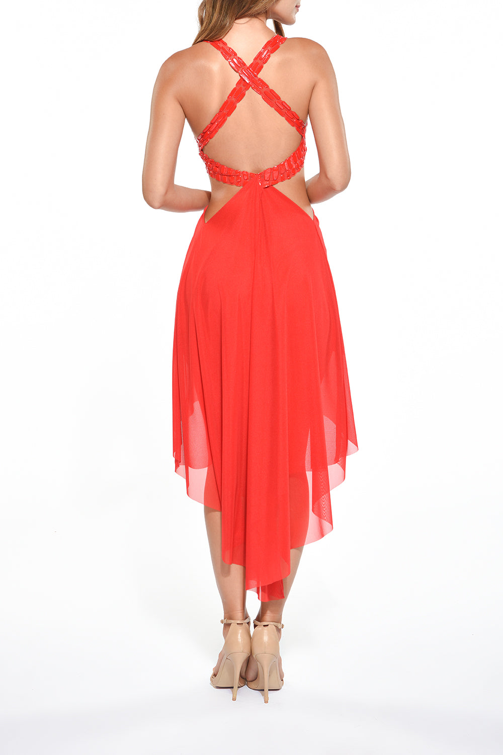 Croc Red V Front Cross Back 3