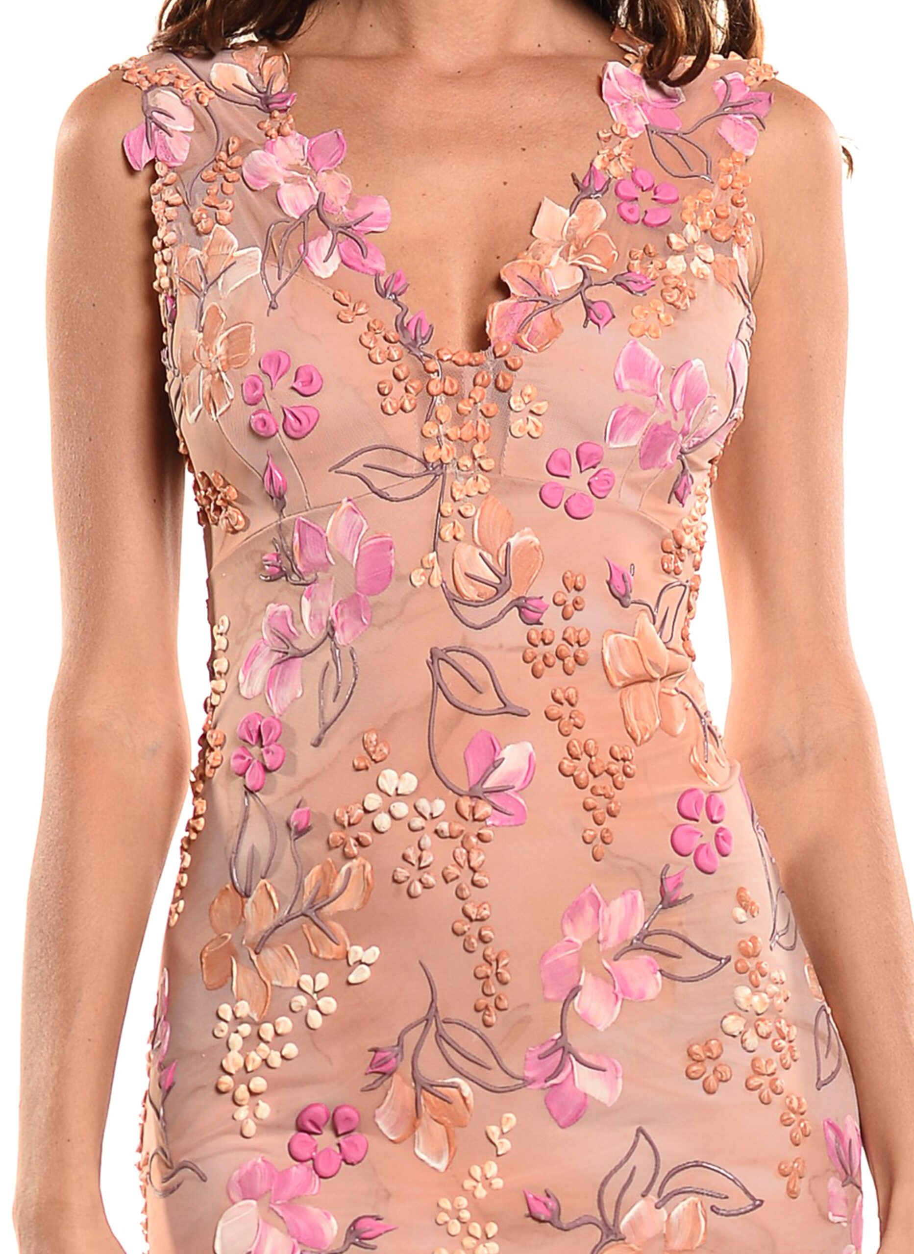 Mini Length Double V-Neck Dress 3