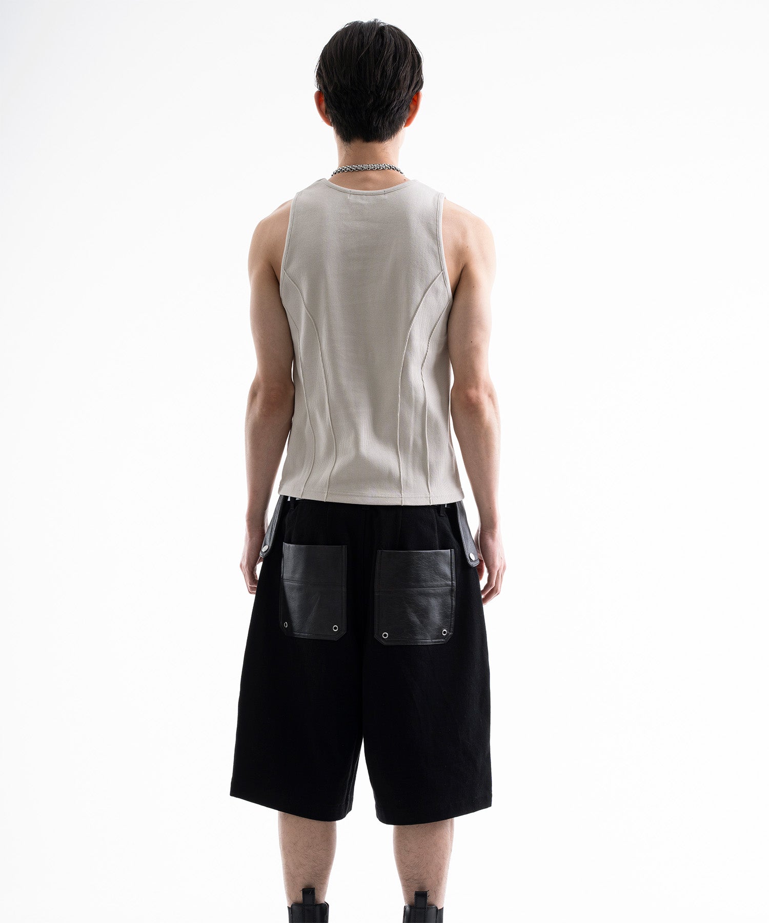 Neck Piercing Tank Top 3