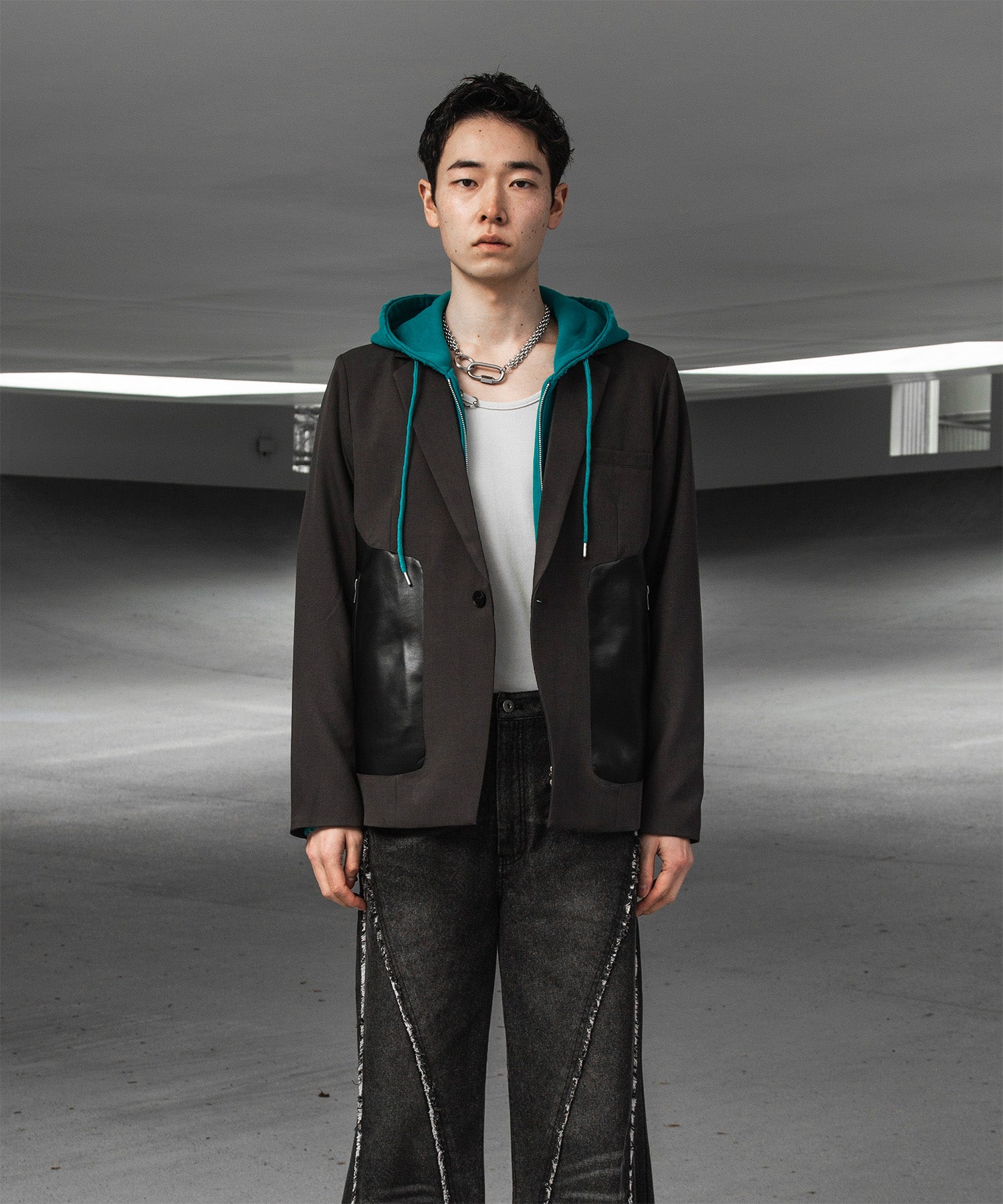 3-Line Zip Hoodie 3