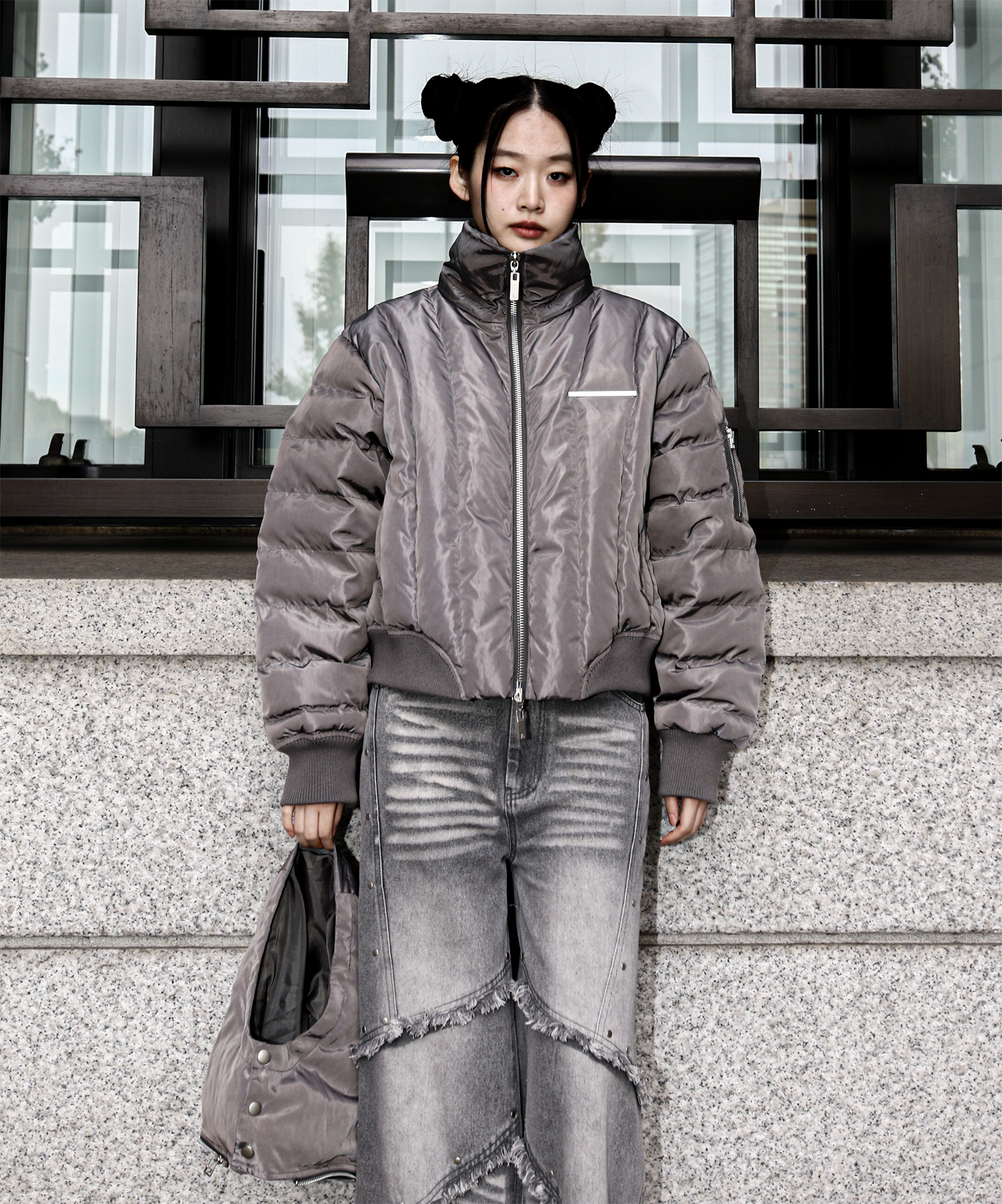 Padded Hooded Blouson 3