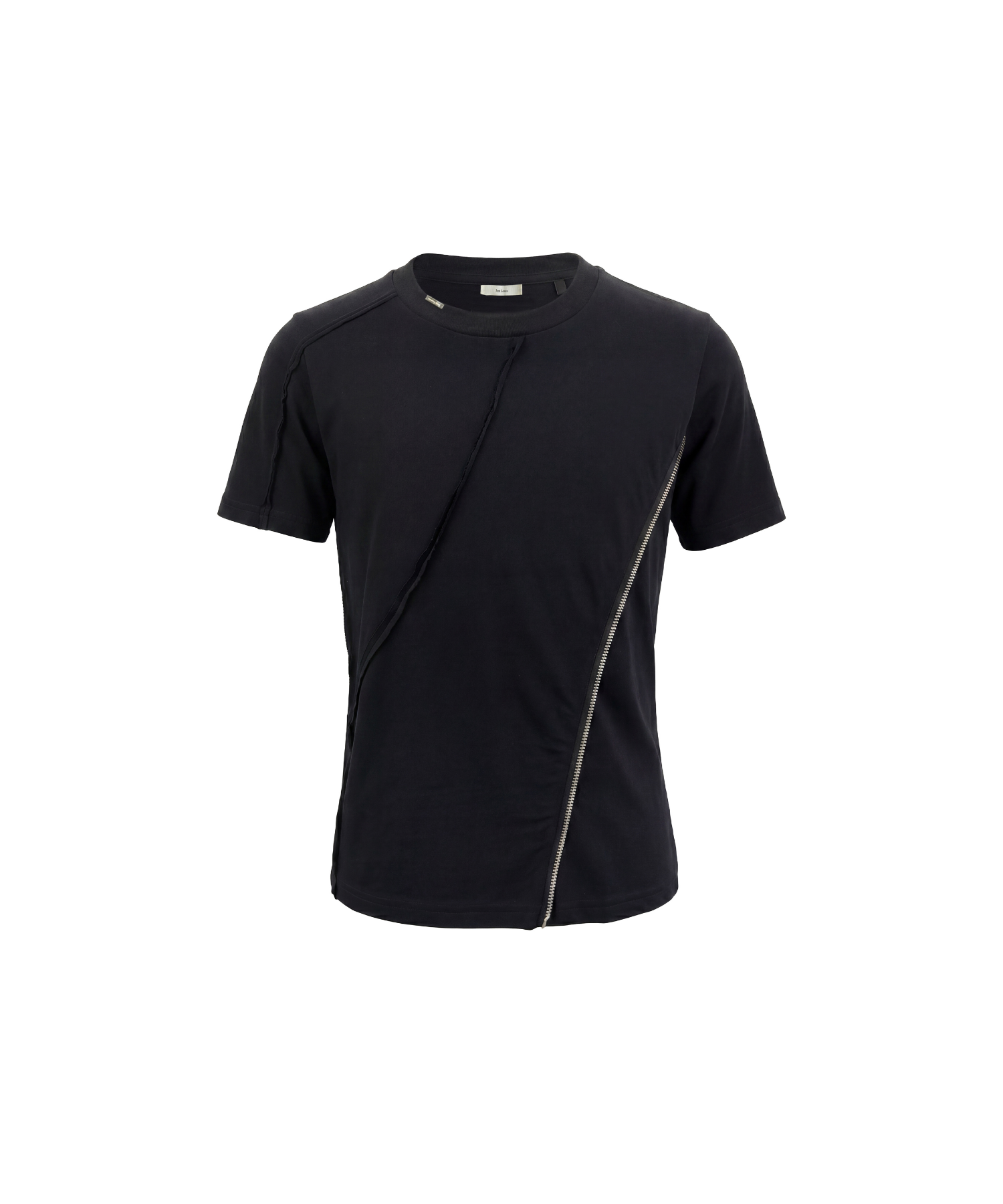 Diagonal Zip T-Shirt