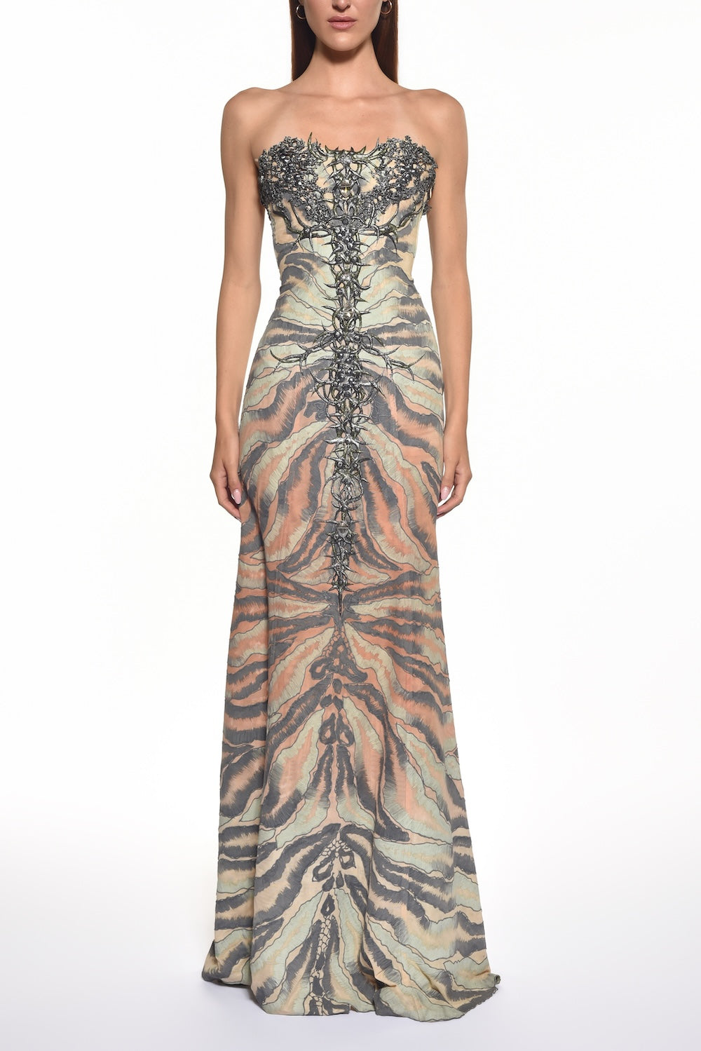 Navee Strapless A-Line Gown – Runway