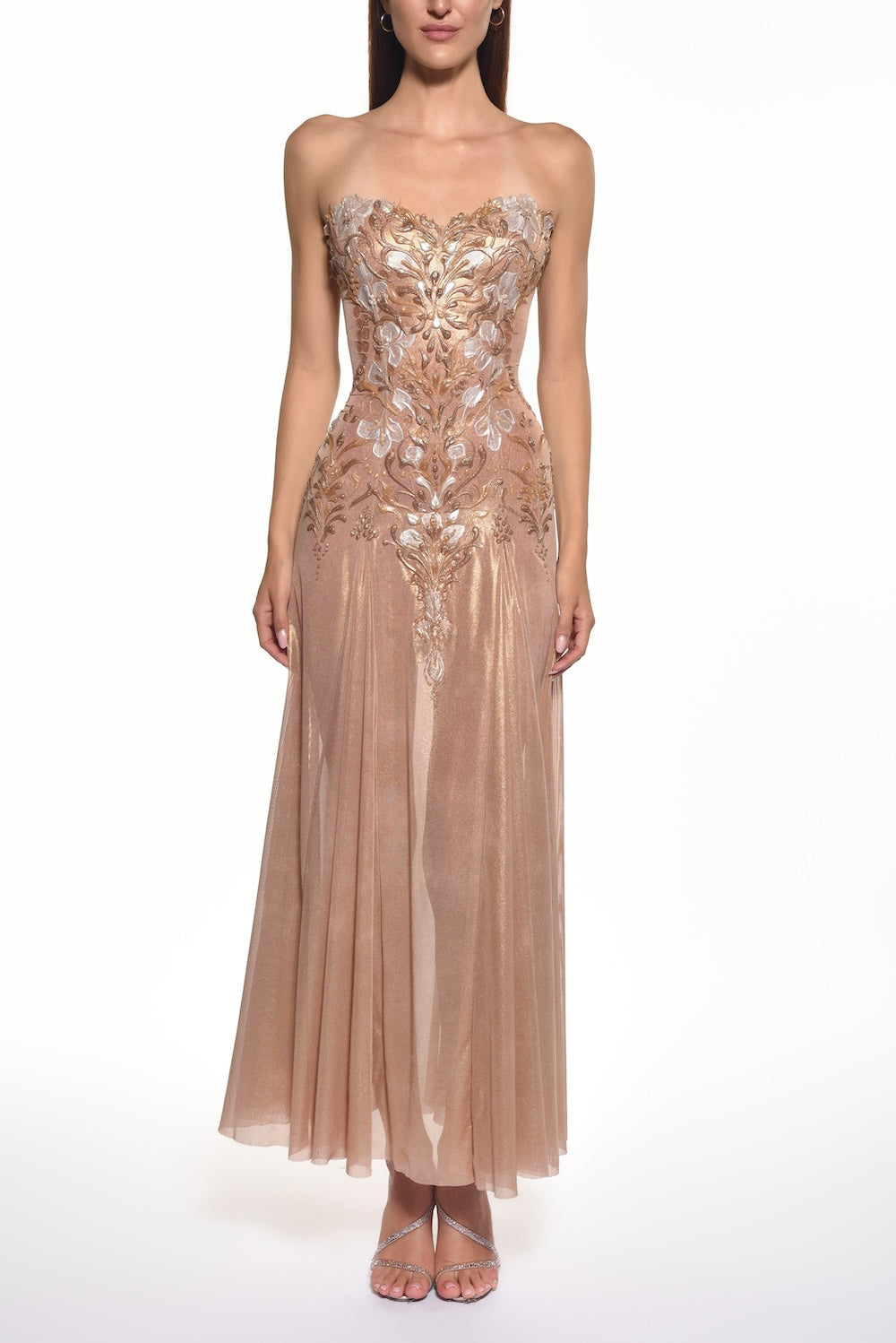 Mystique Strapless Godet Gown – Runway