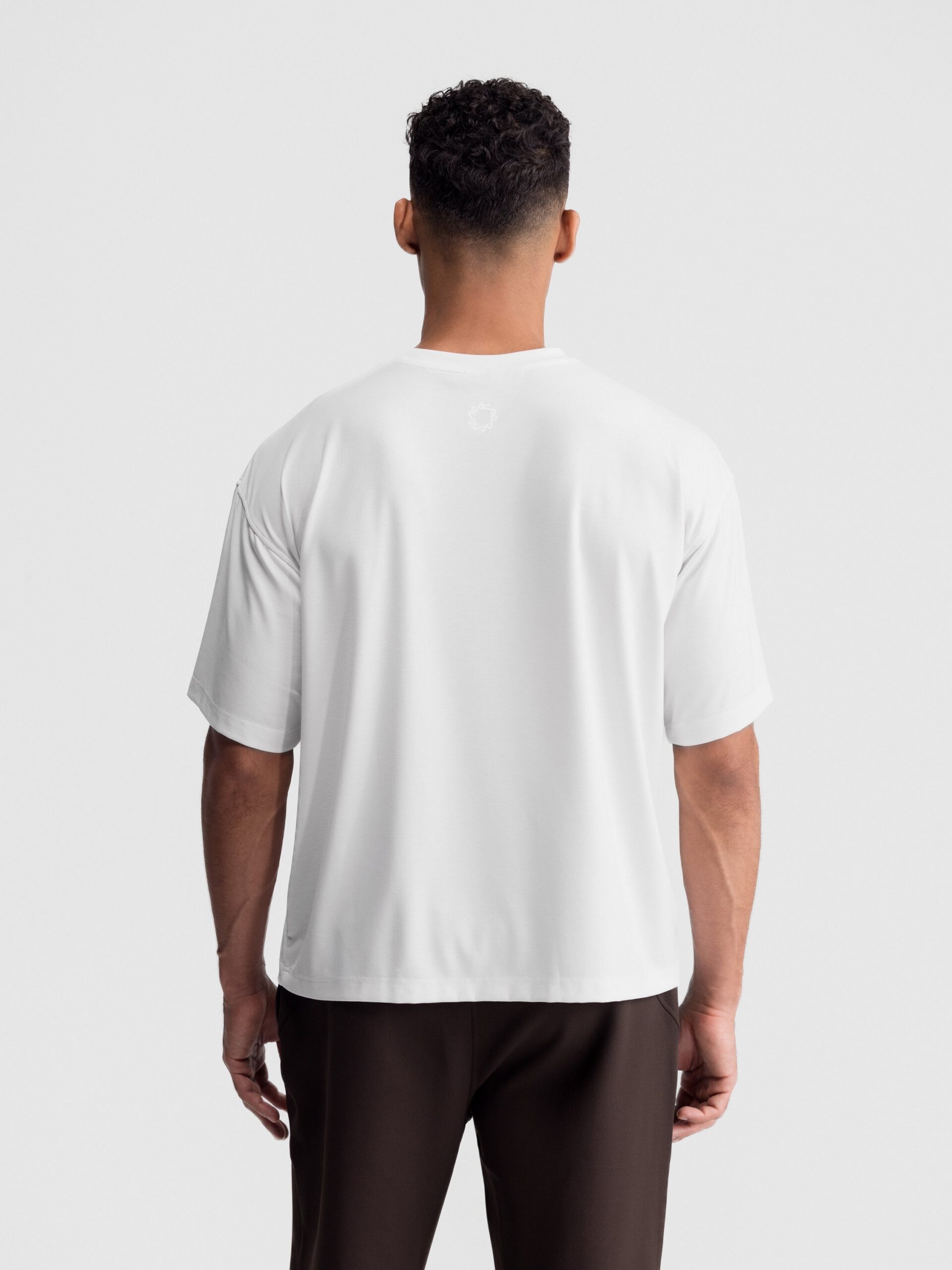 Cropped Oversized Athletic Tee 2