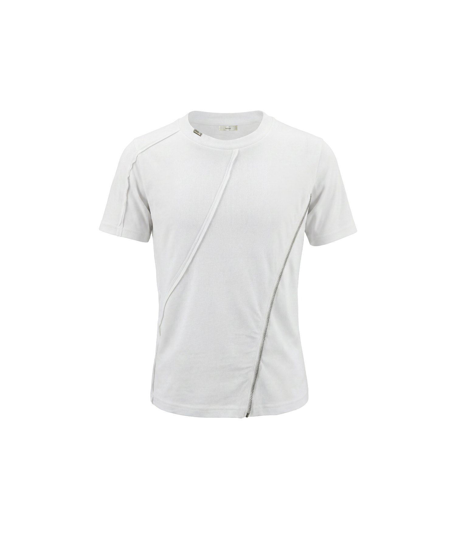 Diagonal Zip T-Shirt 2