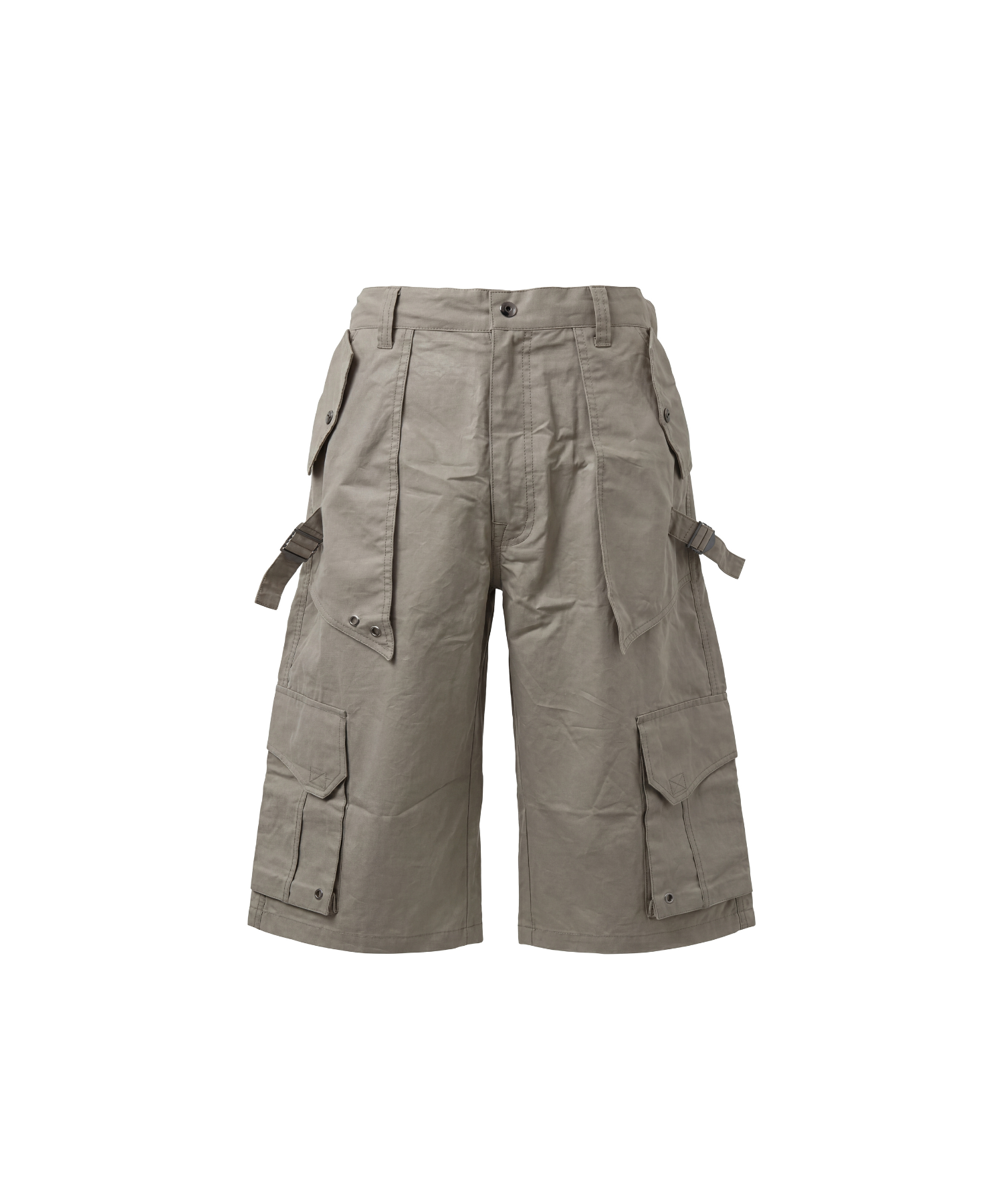 Coated Nylon Cargo Shorts 2