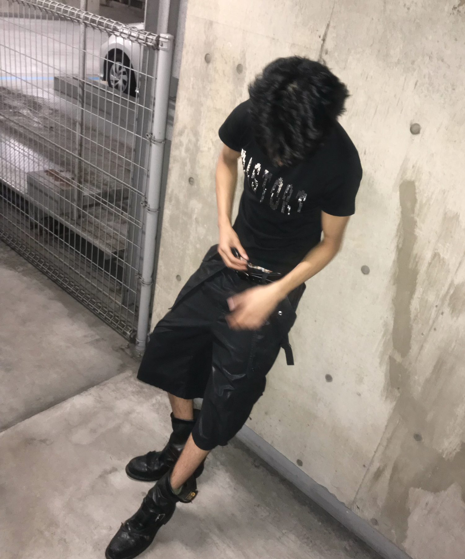 Coated Nylon Cargo Shorts 3