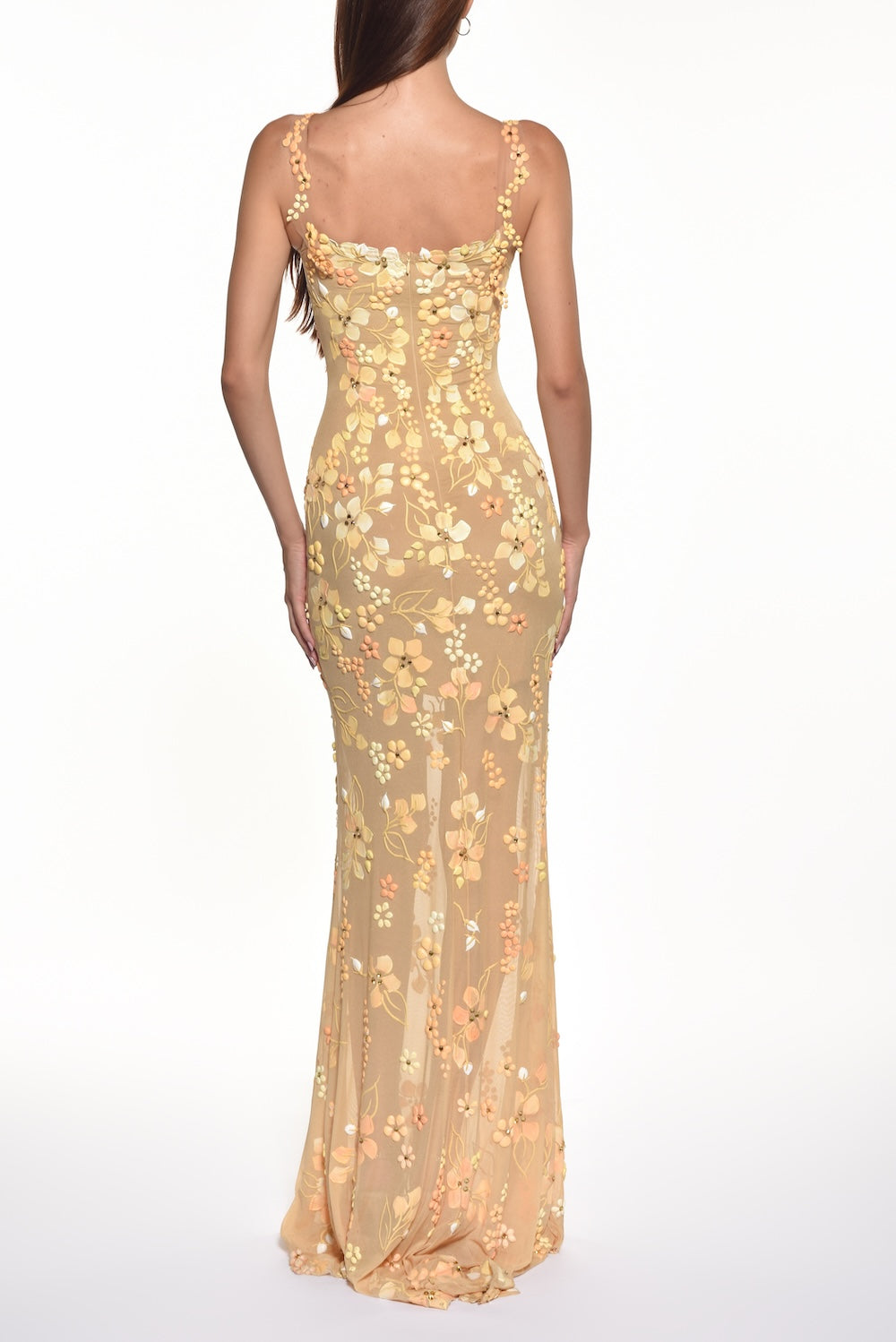 English Garden Illusion Mesh Gown – Runway 3
